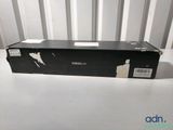 a black box that is sitting on a white table