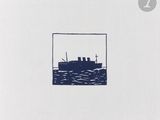 the cover of a book with a picture of a ship on it