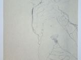 a drawing of a woman holding a baby in her arms