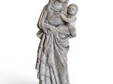 statue of a woman holding a child in her arms