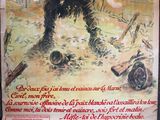 painting of a man with a gun and a dog in a field