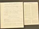 two pages of a document with a picture of a man in a suit and tie