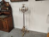 a picture of a floor lamp in a corner of a room
