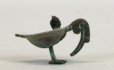 Pendentif ou poids à peser l’or en alliage de cuivre coulé à…