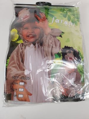 a plastic bag with a picture of a child on it