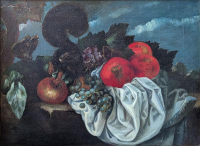 École FRANÇAISE, vers 1730 - 1740 , Nature morte d'automne a… - Photo 1