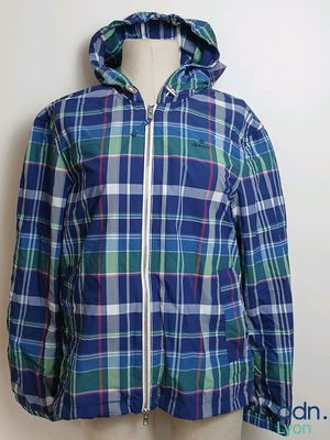 GANT - Veste coupe vent à carreaux - Taille S - Neuf - Ce lo…