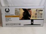 the box of the computer monitor is open and ready to be used