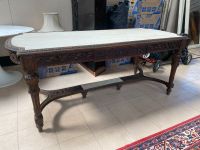 Table ou console ancienne en bois finement sculpté composé e… (photo 2)