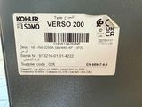 a label on the back of a refrigerator that says kohler