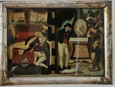 une image d'un tableau sur le mur d'une pièce