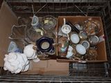 a carton full of assorted items in it