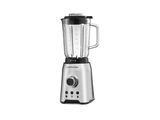 silver and black blender on a white background with a white background