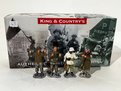 figurines de collection King & Country - lot de 6 figurines de collection King & Country - lot de 6 figurines de collection King & Country