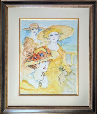 Ecole Moderne (XXe siècle) Elégantes d'été