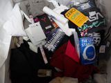 a bag full of clothing and other items in it