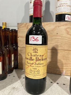 1B St Julien « Château Léoville Poyferré » 1990, Grand cru c…