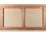 an image of a picture of a window with a wooden frame