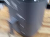 a blurry photo of a person riding a bike