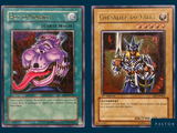 two cards of the same character are shown in this image