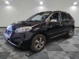 a picture of a black suv parked on a checkered floor