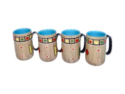 SANTUCCI DERUTA Ensemble de 4 tasses ou mugs en céramique ém… - Photo 1