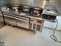 Tour réfrigéré inox à dosseret INFRICO 4 tiroirs, groupe int…