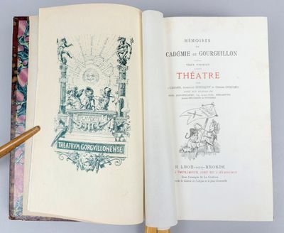 CANARD (Glaudius).Mémoires de l'Académie du Gourguillon. Thé…