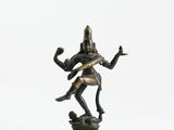 an image of a bronze statue of a man holding a sword