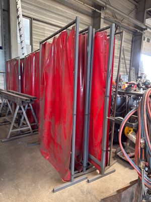 a large room with a lot of pipes and pipes