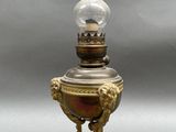 a lamp that is sitting on top of a table