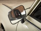 a side view mirror on the side of a car