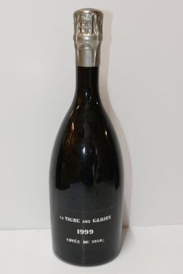bottles of wine are lined up on a white surface