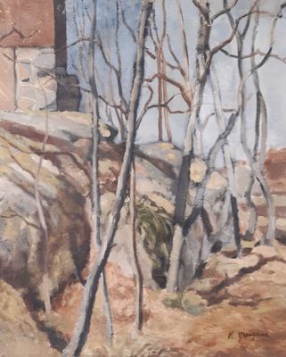 FRIDMAN Karl (1926-2001) Sous-bois