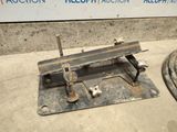 a picture of a piece of metal that is sitting on the ground