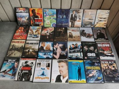beaucoup de films qui traînent par terre