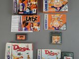the game boy ' s guide to the simpsons game is on the table