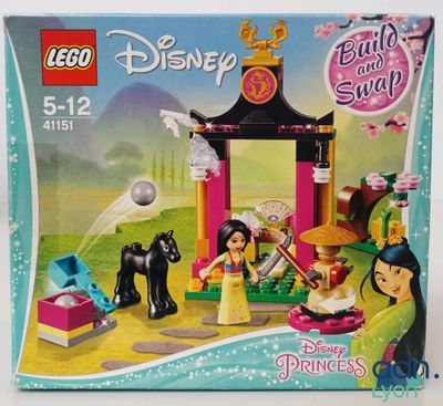the box is open to show the contents of the lego disney princess set
