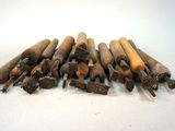 a lot of sticks that are sitting on a table