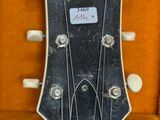 a guitar that is sitting in a case on the floor