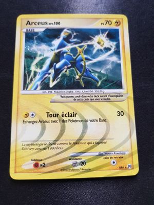 PLATINE Arceus- Arceus AR 6 - Near mint - Carte pokémon