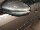 an image of a side view mirror of a car