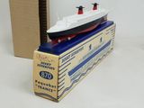 a toy boat that is sitting on top of a box