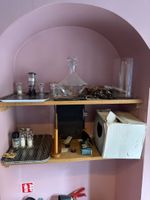 Ensemble comprenant : table basse design en osier plateau ov… (photo 4)