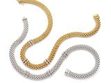 bracelets à chaîne bicolores or et argent