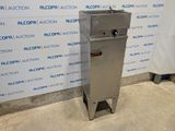 an image of a stainless steel dishwasher sitting in front of a wall