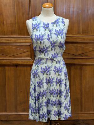 CACHAREL Paris - Robe imprimé bouquet d'iris - Taille 36 - P…
