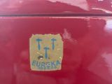 a sticker on a red car that says it is eurseka