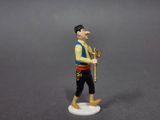 a small figurine of a man with a cane