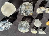 a lot of glass items that are on the floor